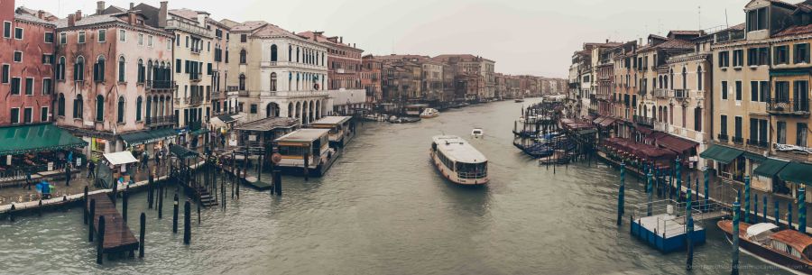 Фреска каналы венеции