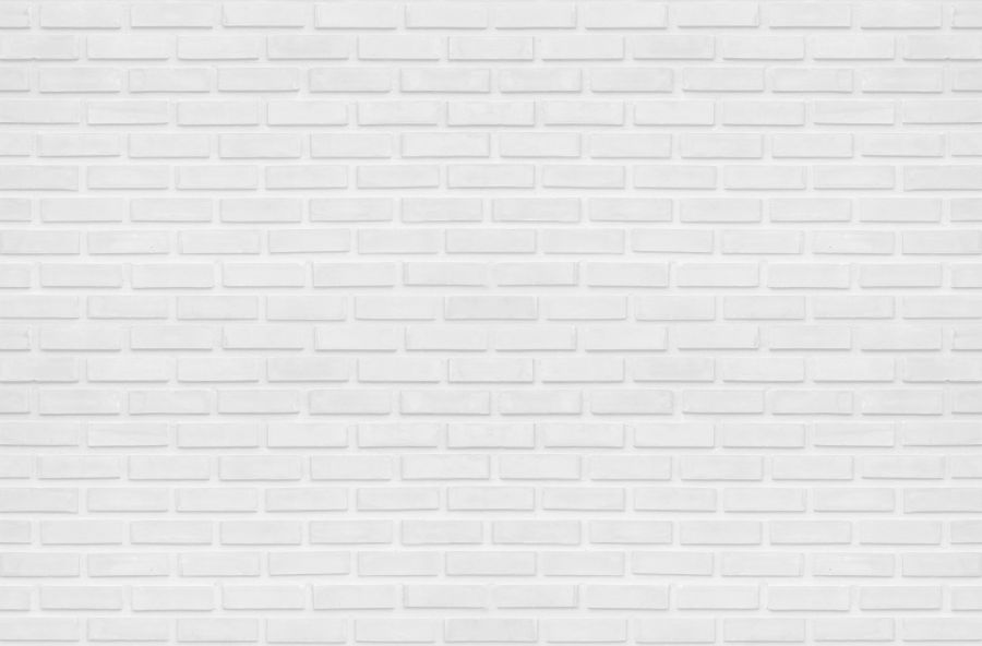Фреска белая кирпичная стена