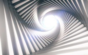 Фотообои Спиральный тоннель
