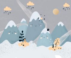 Фреска Снежные горы